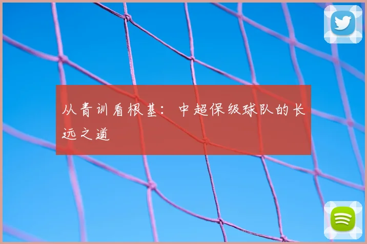 从青训看根基：中超保级球队的长远之道
